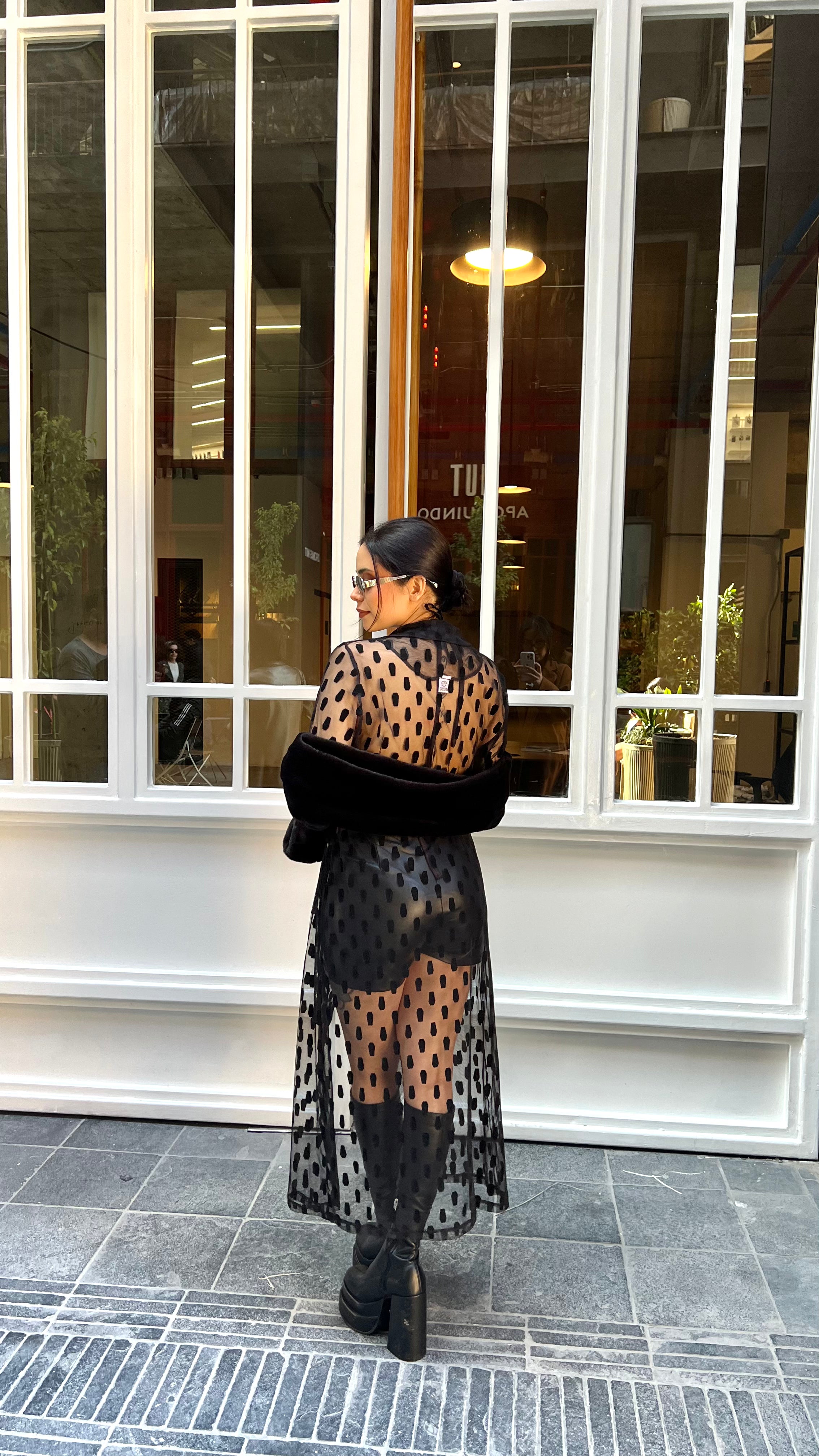 MAXI BLAZER MARIE BLACK