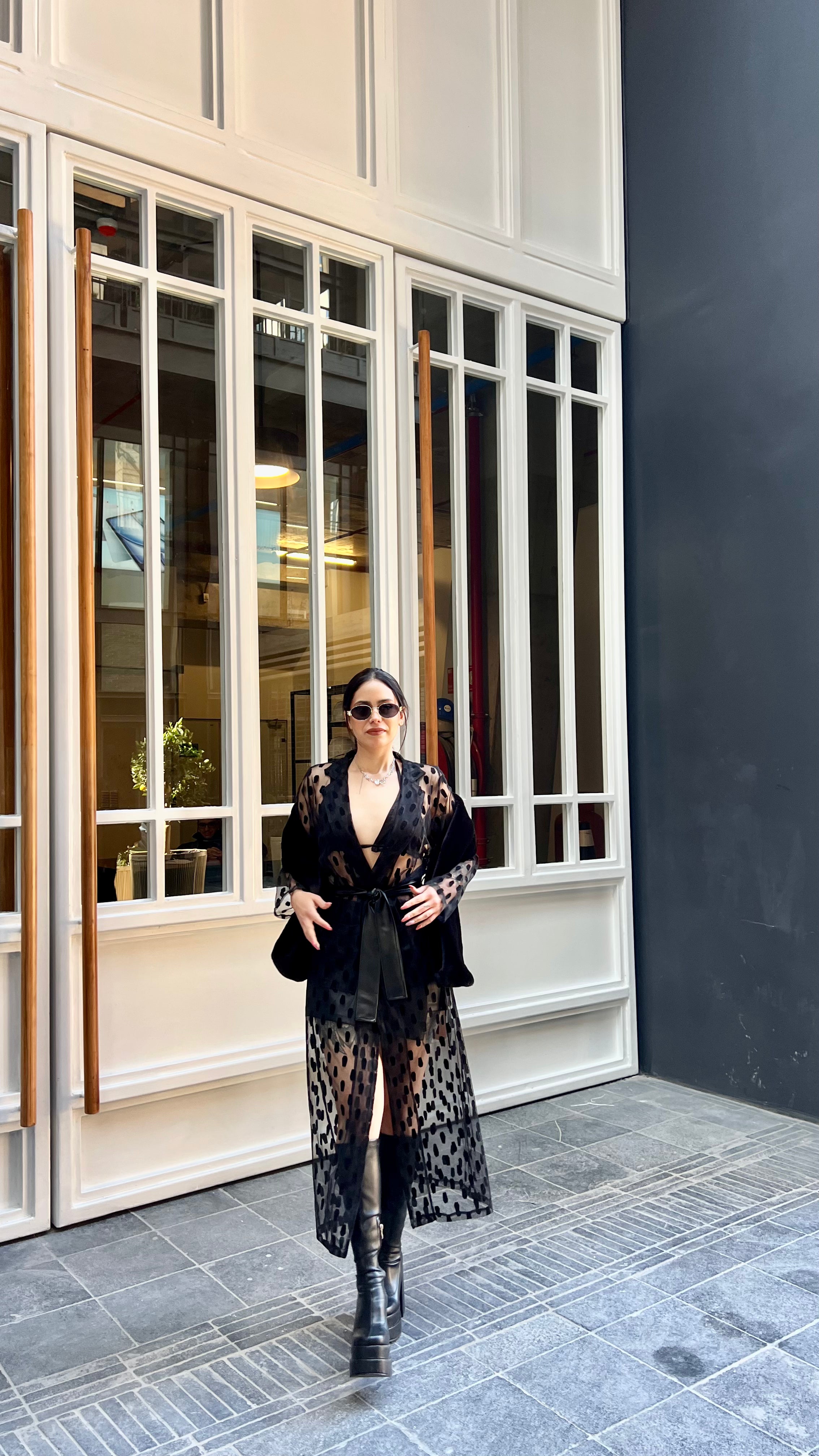 MAXI BLAZER MARIE BLACK