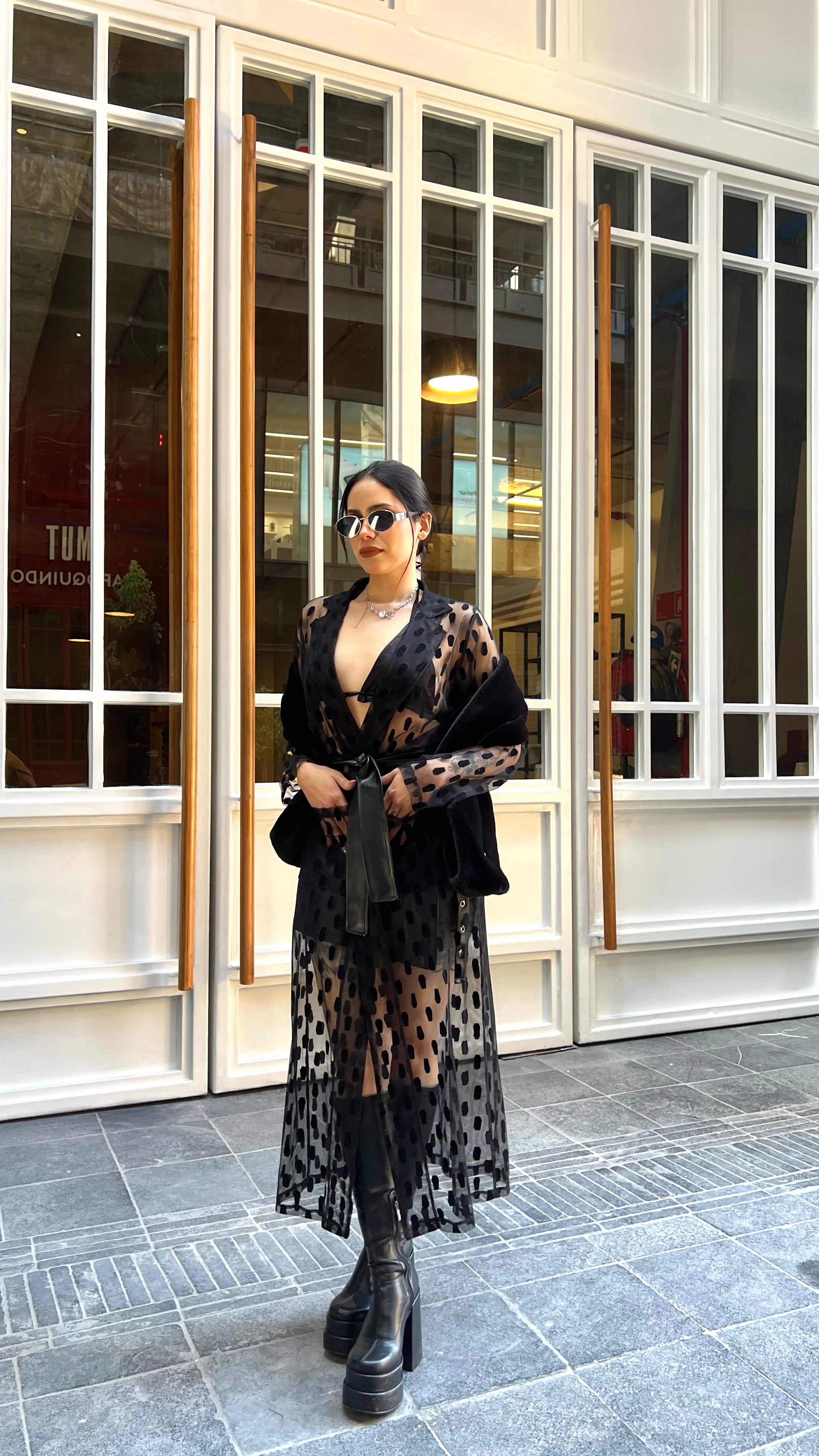 MAXI BLAZER MARIE BLACK